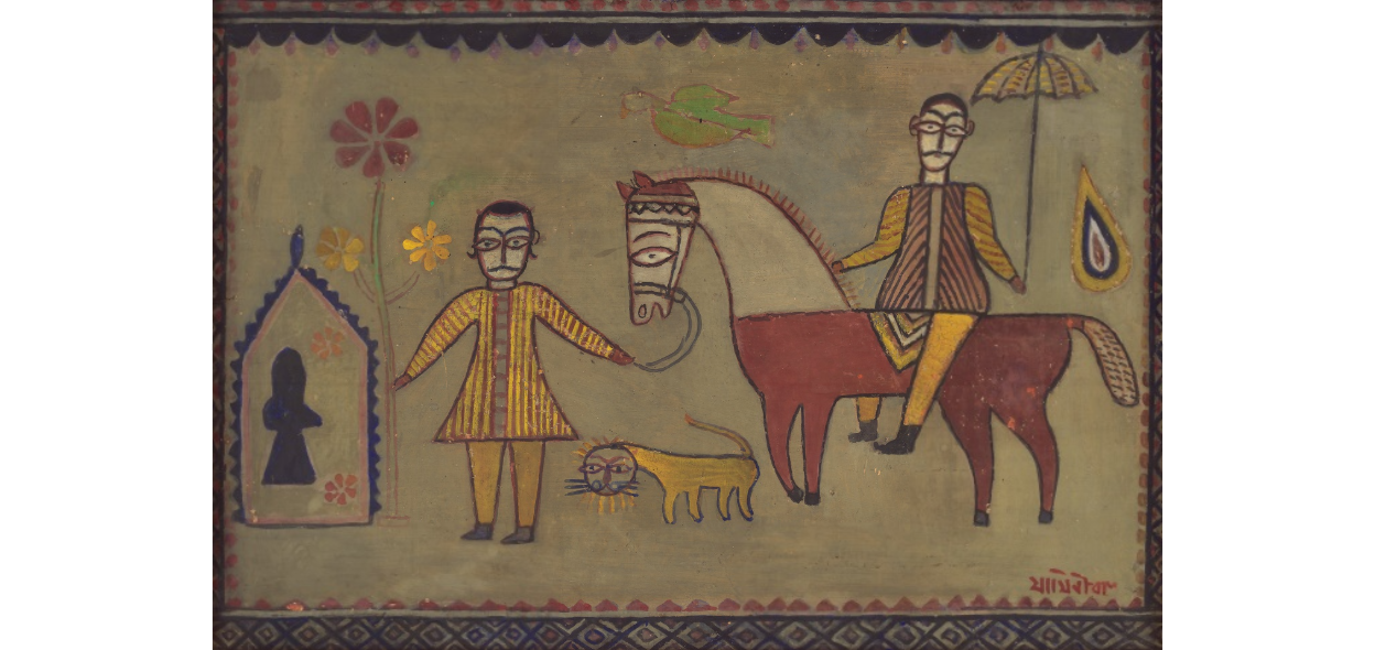 Jamini Roy (1887 x 1972) | Rupa Katha | Tempera on card | 20.75 x 30.25 in